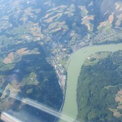 Flugwegposition um 14:42:08: Aufgenommen in der Nähe von Gemeinde Neustadtl an der Donau, 3323, Österreich in 2146 Meter